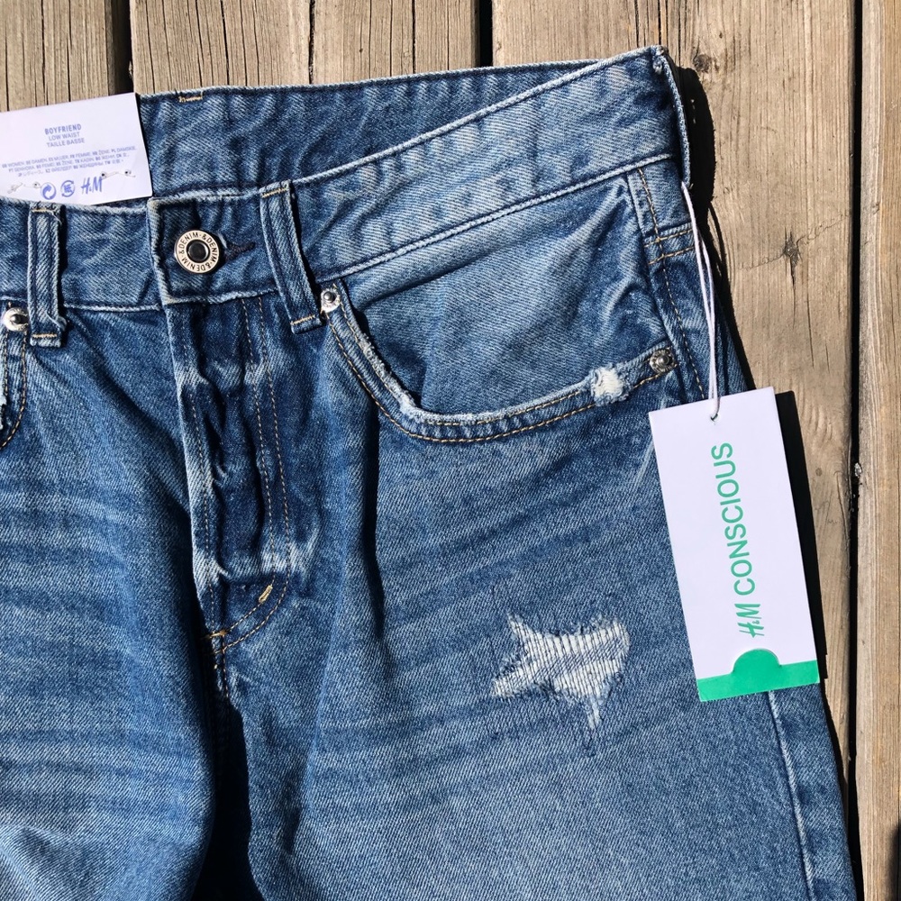 NWT H&M Concious Boyfriend jeans